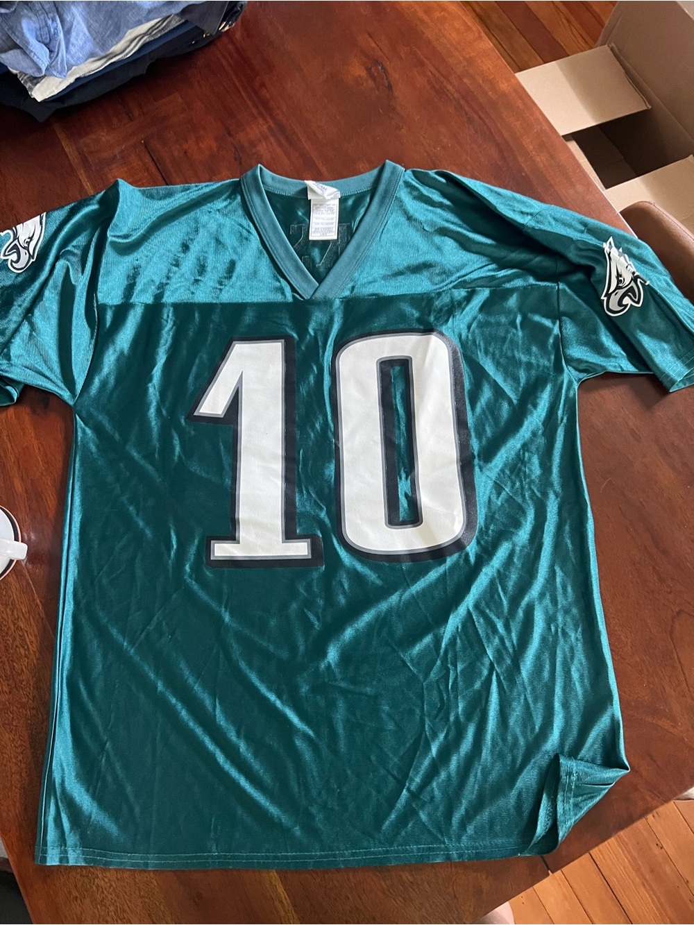 Philadelphia Eagles Football Jersey | NFL Team Apparel | Large